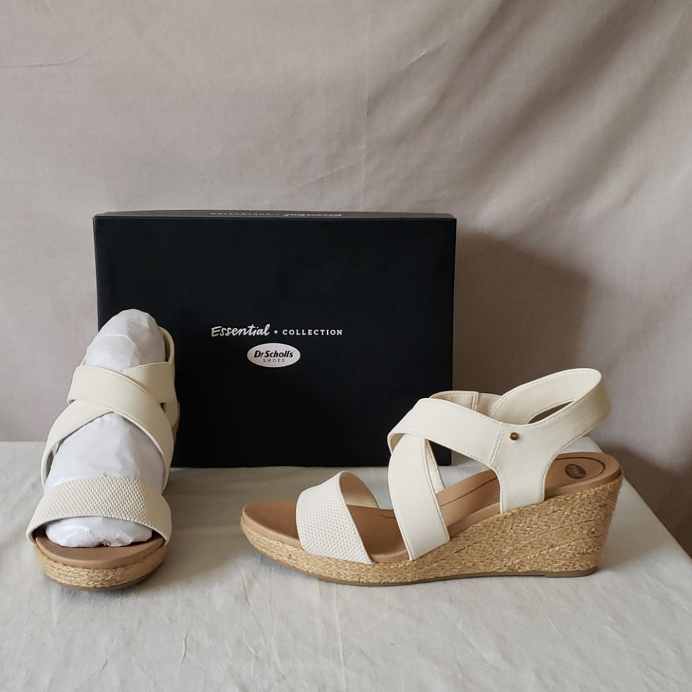New Dr. Scholl's Emerge Jute Wedge Heel
